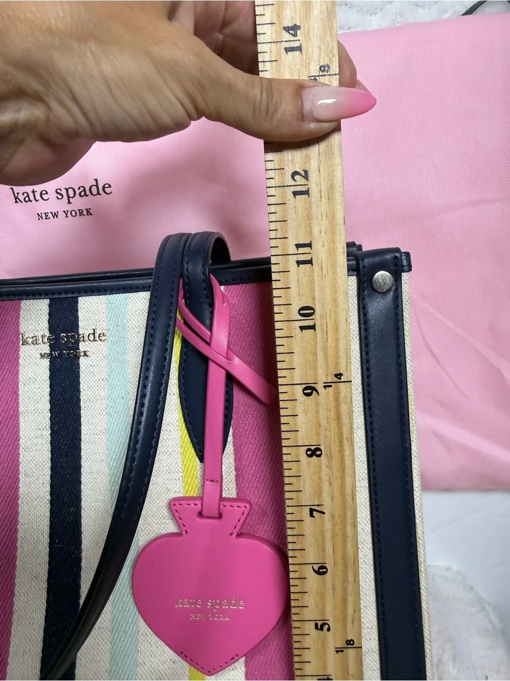 Kate Spade New York Market Breezy Stripe Medium Tote. So Gorgeous and Classic 🧡🤩